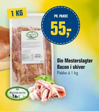 Otto Duborg Din Mesterslagter Bacon i skiver tilbud