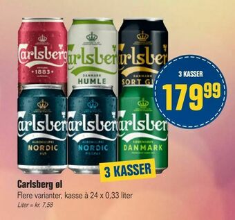 Otto Duborg Carlsberg øl tilbud