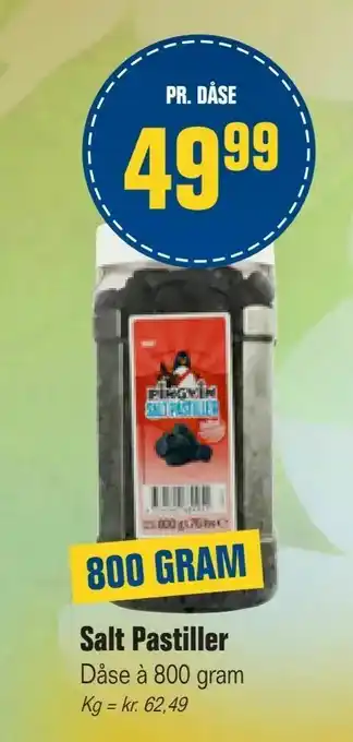 Otto Duborg Salt Pastiller tilbud