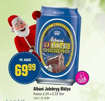 Otto Duborg Albani Julebryg Blålys tilbud
