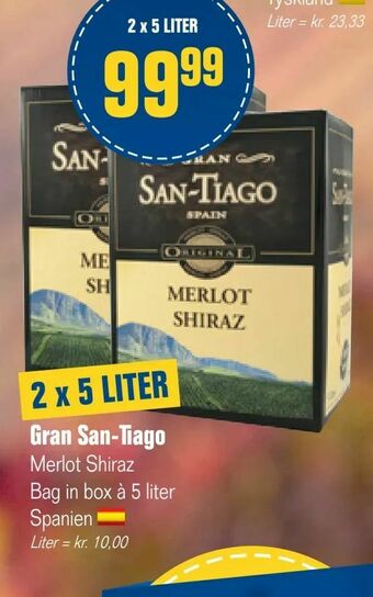 Otto Duborg Gran San-Tiago tilbud