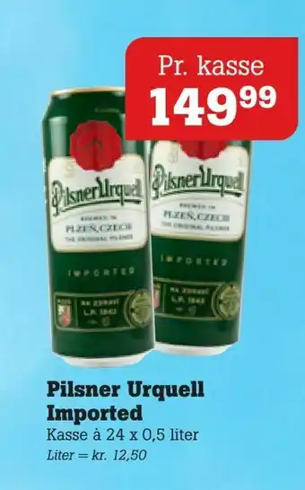 Pilsner Urquell Imported
