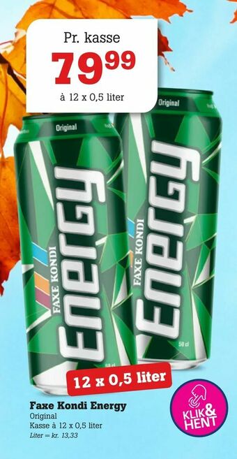 Poetzsch Padborg Faxe Kondi Energy tilbud