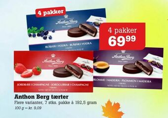 Poetzsch Padborg Anthon Berg tærter tilbud