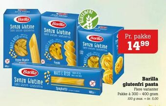 Poetzsch Padborg Barilla glutenfri pasta tilbud
