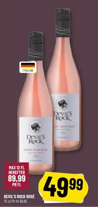 Løvbjerg DEVIL'S ROCK ROSÉ tilbud