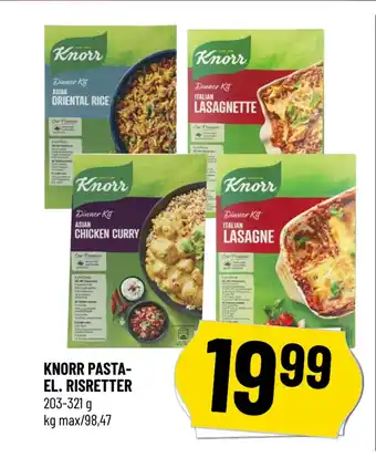 Løvbjerg KNORR PASTA EL. RISRETTER tilbud