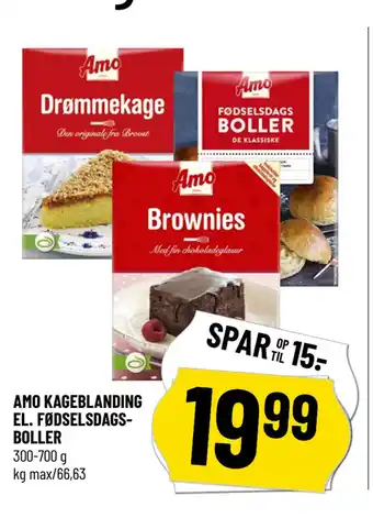 Løvbjerg AMO KAGEBLANDING EL. FØDSELSDAGSBOLLER tilbud