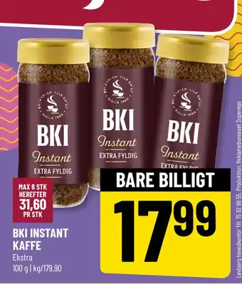 Løvbjerg BKI INSTANT KAFFE tilbud