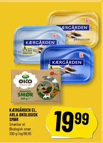 Løvbjerg KÆRGÅRDEN EL. ARLA ØKOLOGISK SMØR tilbud