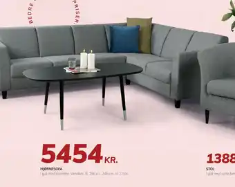 Daells Bolighus HJØRNESOFA tilbud