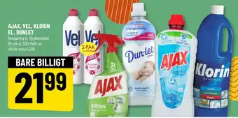 Løvbjerg AJAX, VEL, KLORIN EL. DUNLET tilbud