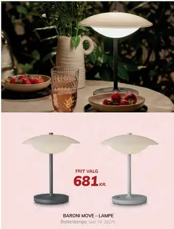 Daells Bolighus BARONI MOVE – LAMPE tilbud