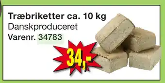 Harald Nyborg Træbriketter ca. 10 kg tilbud