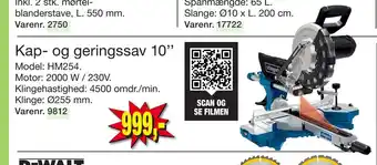 Harald Nyborg Kap- og geringssav 10’’ tilbud