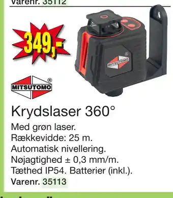 Harald Nyborg Krydslaser 360° tilbud