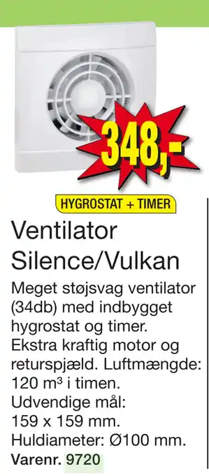 Harald Nyborg Ventilator Silence/Vulkan tilbud