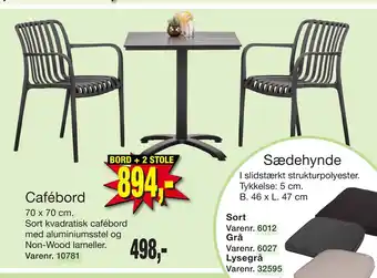 Harald Nyborg BORD + 2 STOLE tilbud