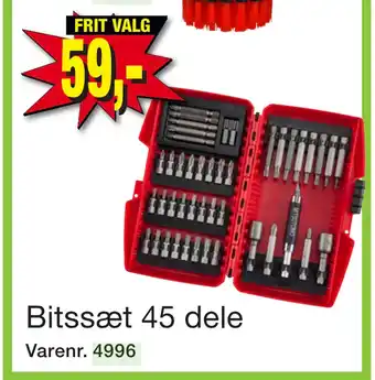 Harald Nyborg Bitssæt 45 dele tilbud