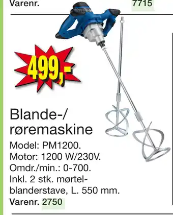 Harald Nyborg Blande-/ røremaskine tilbud