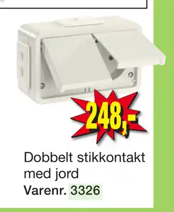 Harald Nyborg OPUS 73 Udendørs afbryder og stikkontakt tilbud