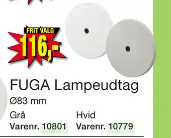 Harald Nyborg FUGA Lampeudtag tilbud
