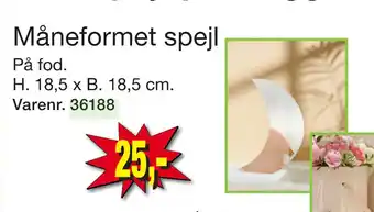 Harald Nyborg Måneformet spejl tilbud