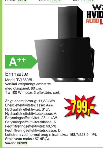 Harald Nyborg Emhætte tilbud