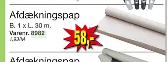 Harald Nyborg Afdækningspap tilbud