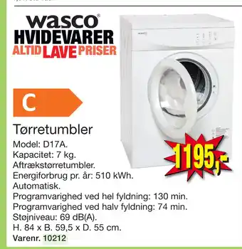 Harald Nyborg Tørretumbler tilbud