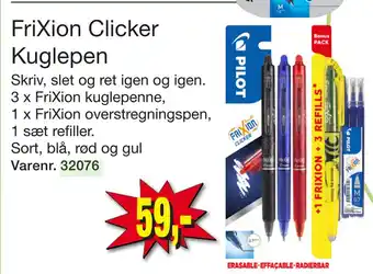 FriXion Clicker Kuglepen