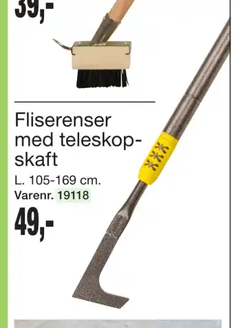 Harald Nyborg Fliserenser med teleskopskaft tilbud