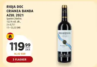 Scandinavian Park RIOJA DOC CRIANZA BANDA AZUL 2021 tilbud