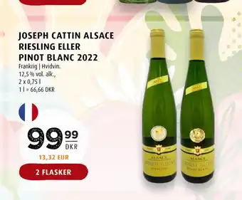 Scandinavian Park JOSEPH CATTIN ALSACE RIESLING ELLER PINOT BLANC 2022 tilbud