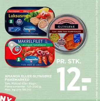MENY AMANDA ELLER GLYNGØRE FISKEMARKED tilbud