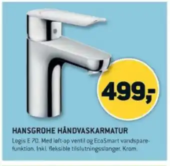 XL-BYG HANSGROHE HÅNDVASKARMATUR tilbud