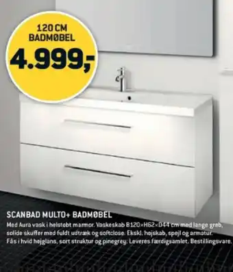 XL-BYG SCANBAD MULTO+ BADMØBEL tilbud