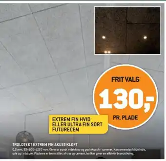 XL-BYG TROLDTEKT EXTREM FIN AKUSTIKLOFT tilbud