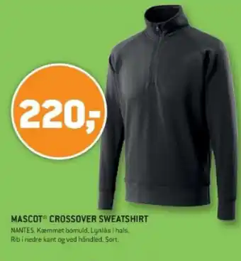MASCOT CROSSOVER SWEATSHIRT