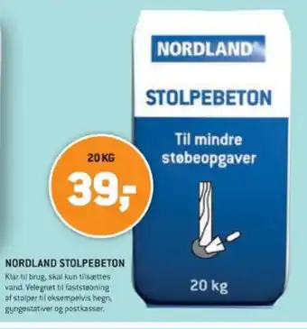 XL-BYG NORDLAND STOLPEBETON tilbud