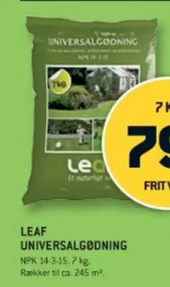 XL-BYG LEAF UNIVERSALGØDNING tilbud