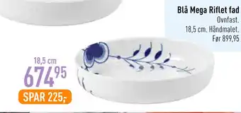 Imerco Blå Mega Riflet fad tilbud