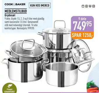 Imerco Grydesæt tilbud