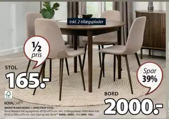 JYSK MARSTRAND BORD tilbud