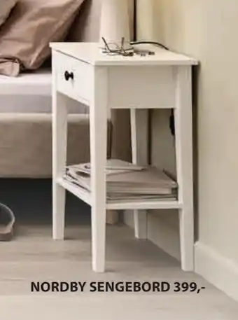 JYSK NORDBY SENGEBORD tilbud