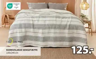 JYSK KORNVALMUE SENGETÆPPE tilbud