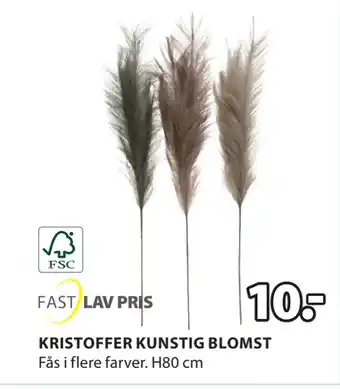JYSK KRISTOFFER KUNSTIG BLOMST tilbud