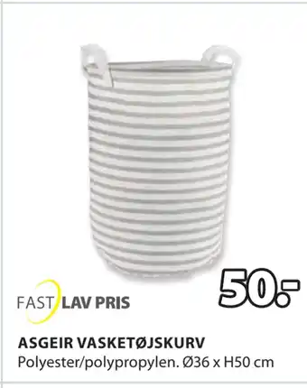 JYSK ASGEIR VASKETØJSKURV tilbud