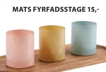 JYSK MATS FYRFADSSTAGE tilbud