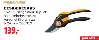 jem & fix BESKÆRESAKS tilbud